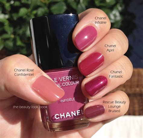 rose confidentiel chanel nail polish